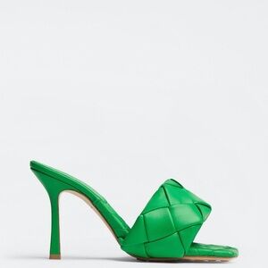 Bottega Veneta Lido Intrecciato Leather Mules